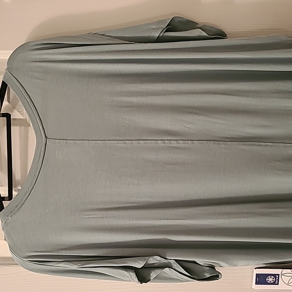 GAIAM BRAND WOMENS PLUS SIZE SHORT SLEEVE GREEN TEE SIZE XXL - Picture 9 of 13